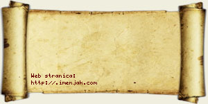 Andjelina Jokić vizit kartica